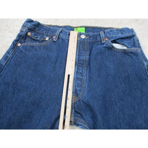 Levis 501xx Jeans Mens 36 Blue Denim Straight Leg Button Fly Cotton Casual 36x33 - Picture 13 of 16